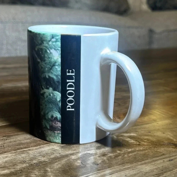 1994 POODLE Pet Dog Dining Coffee/Tea Mug/Cup VTG Barbara Angello Collectible - Picture 3 of 10